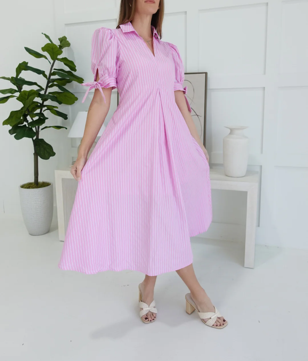 Erica Cotton Midi Dress