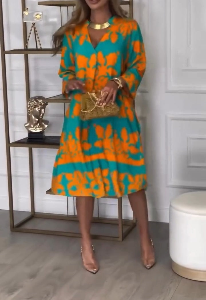 Printed Loose Dress
