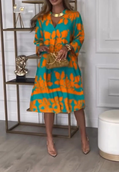 Printed Loose Dress