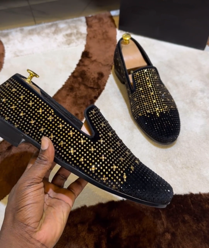 Shiny Midnight Conqueror Men's Shoes