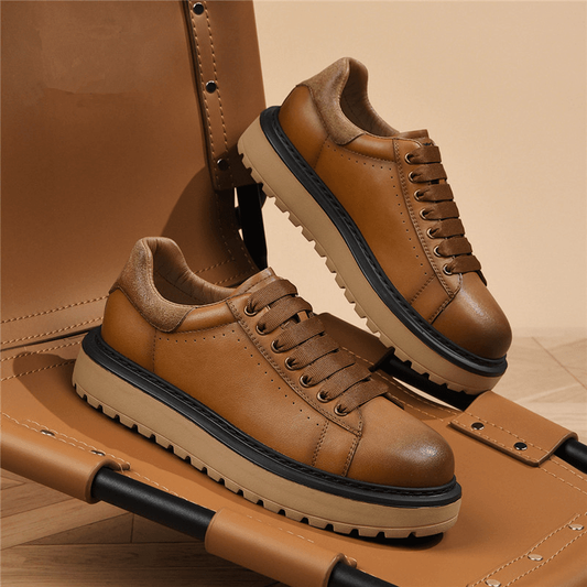 Genuine leather versatile casual men's shoes