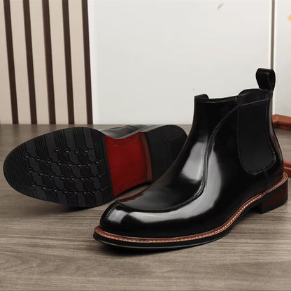 Fashionable Genuine Leather Business Casual Men's Boots