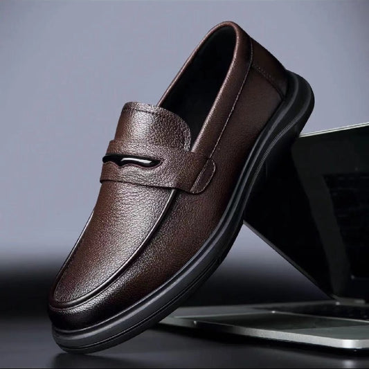 Genuine leather soft sole versatile men's shoes