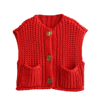 FW24 Chic Knit Vest Top