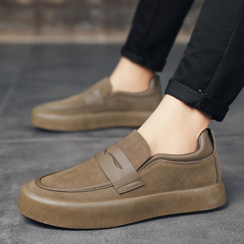 Pure suede versatile casual shoes