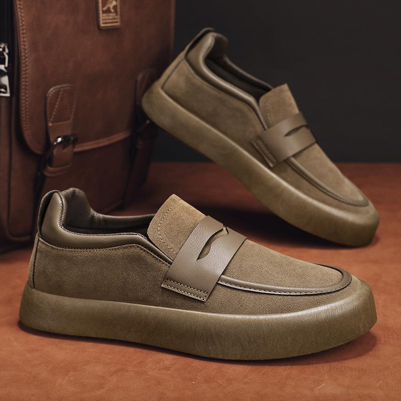 Pure suede versatile casual shoes