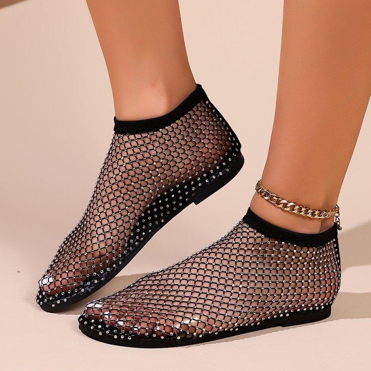 Mesh flat shoes