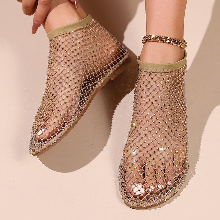 Mesh flat shoes