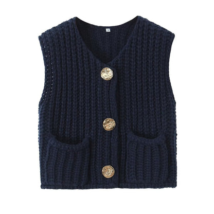 FW24 Chic Knit Vest Top