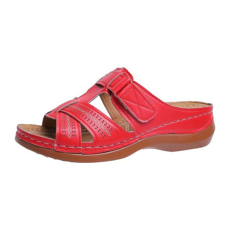 Wettable water sandals for women retro fashion wedges