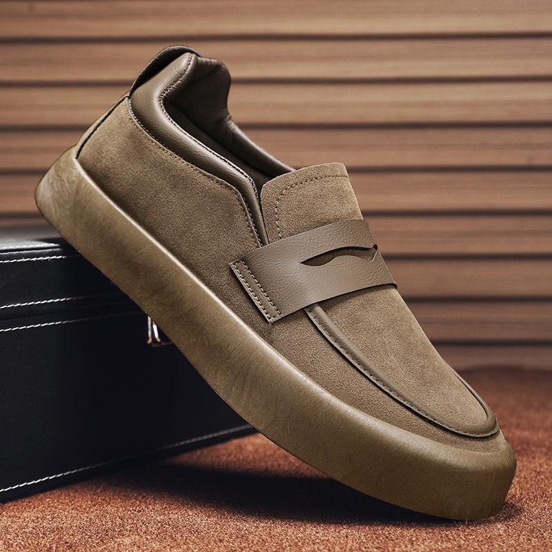 Pure suede versatile casual shoes