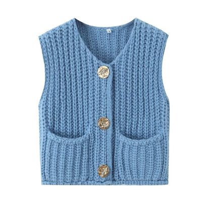 FW24 Chic Knit Vest Top