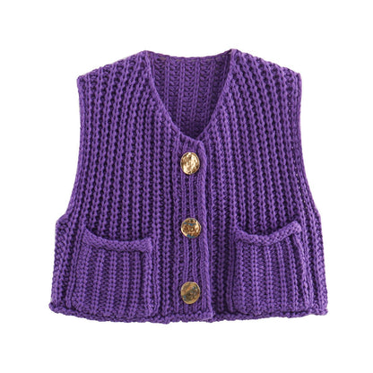 FW24 Chic Knit Vest Top