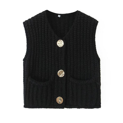 FW24 Chic Knit Vest Top