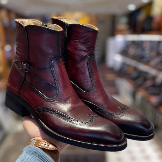 Versatile Casual Cowhide Stylish Boots